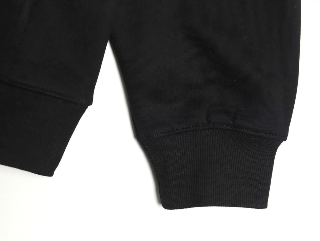 Dior CD Three-Color Badge Patch Hoodie - Black