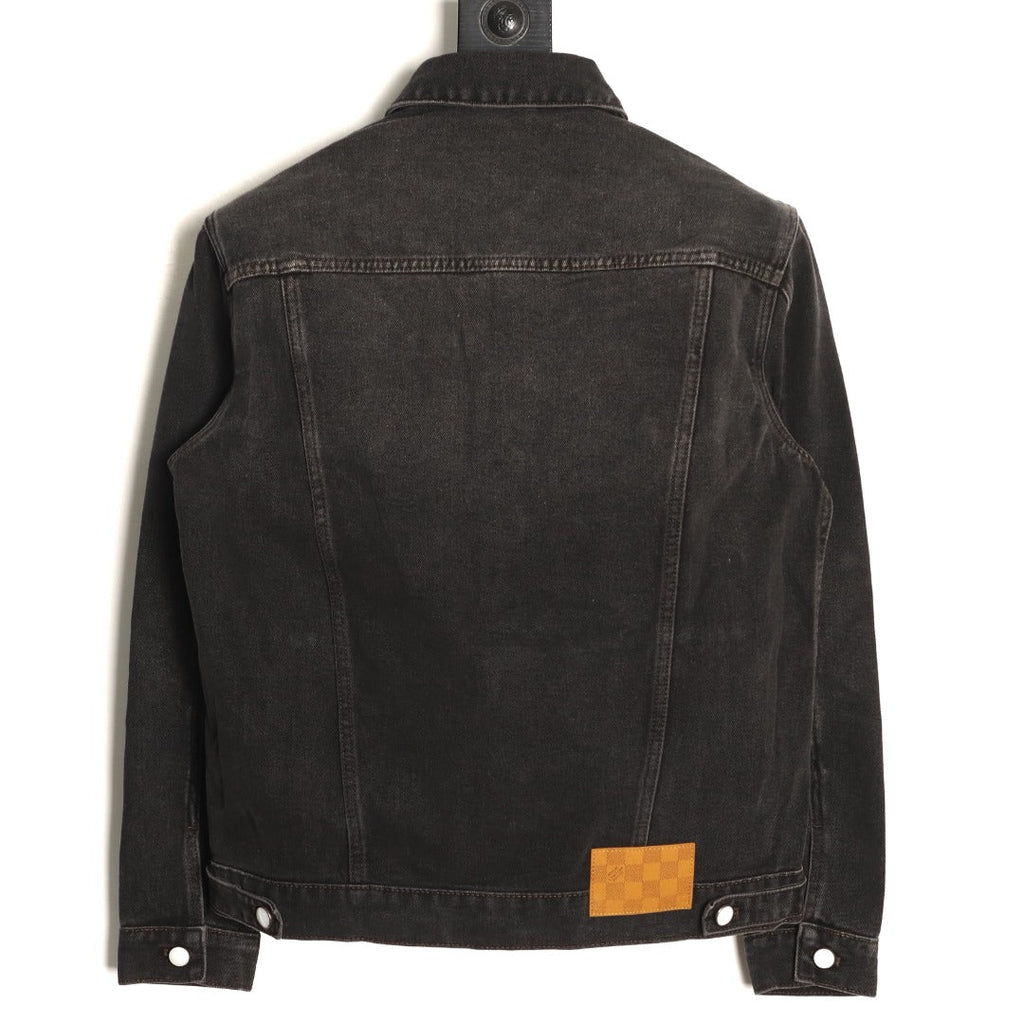 Louis Vuitton LV Chest-Motif Denim Jacket - Black